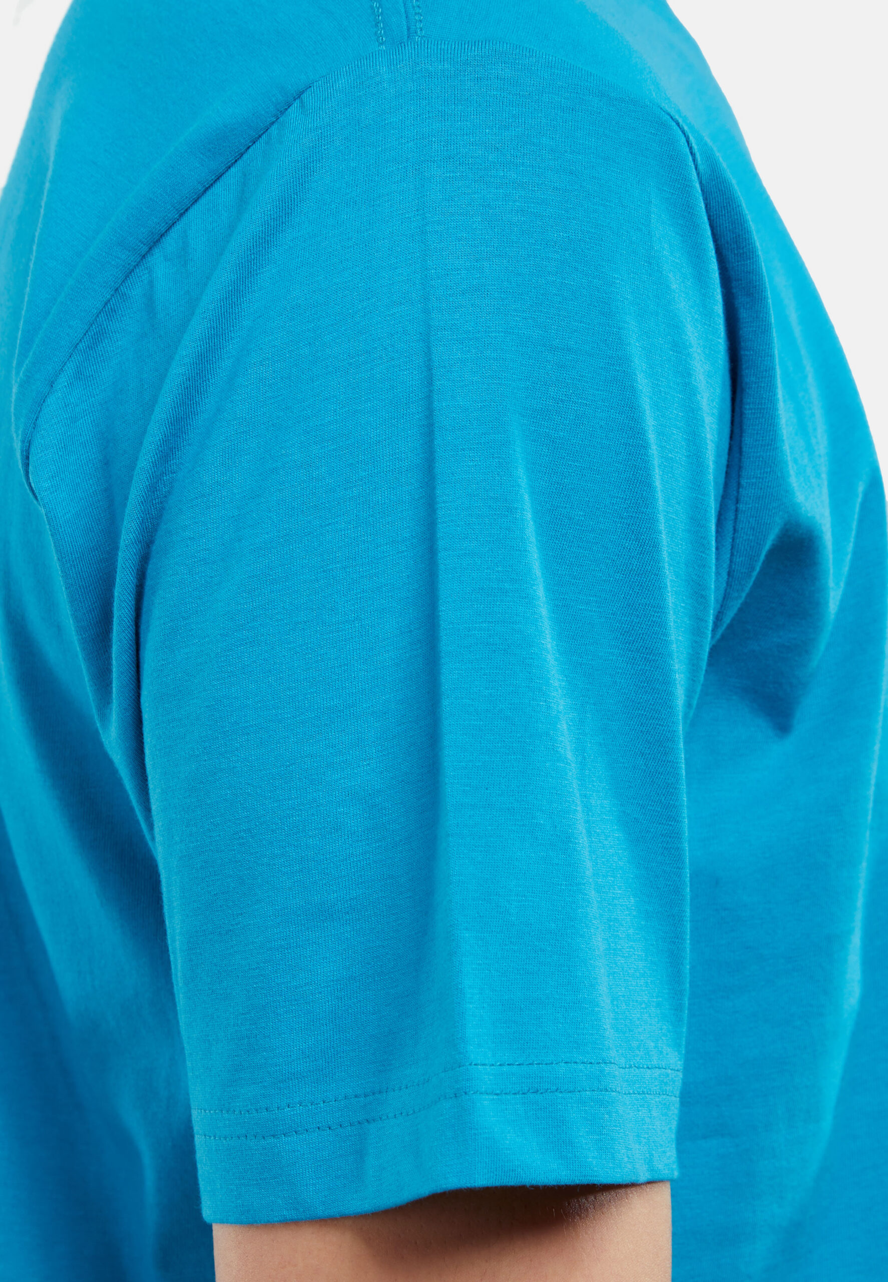 100% Cotton Round Neck (160 grams)- Aqua (P-901-15) - Image 10