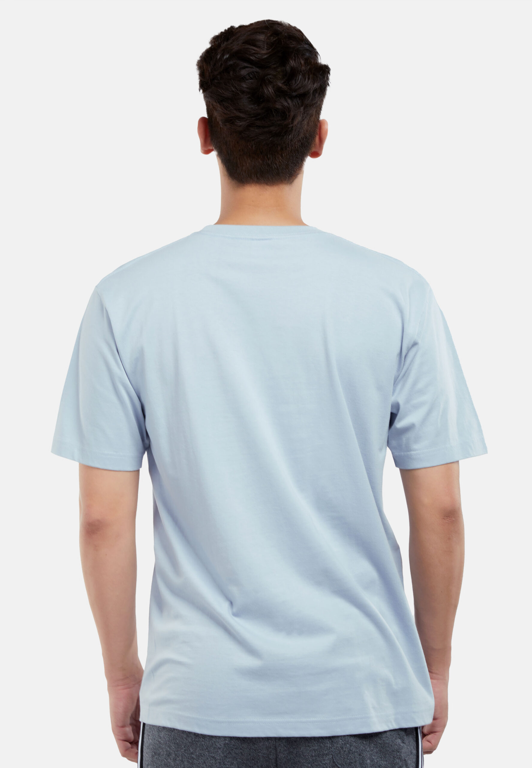 100% Cotton Round Neck (160 grams)- Light Grey (P-901-41) - Image 8