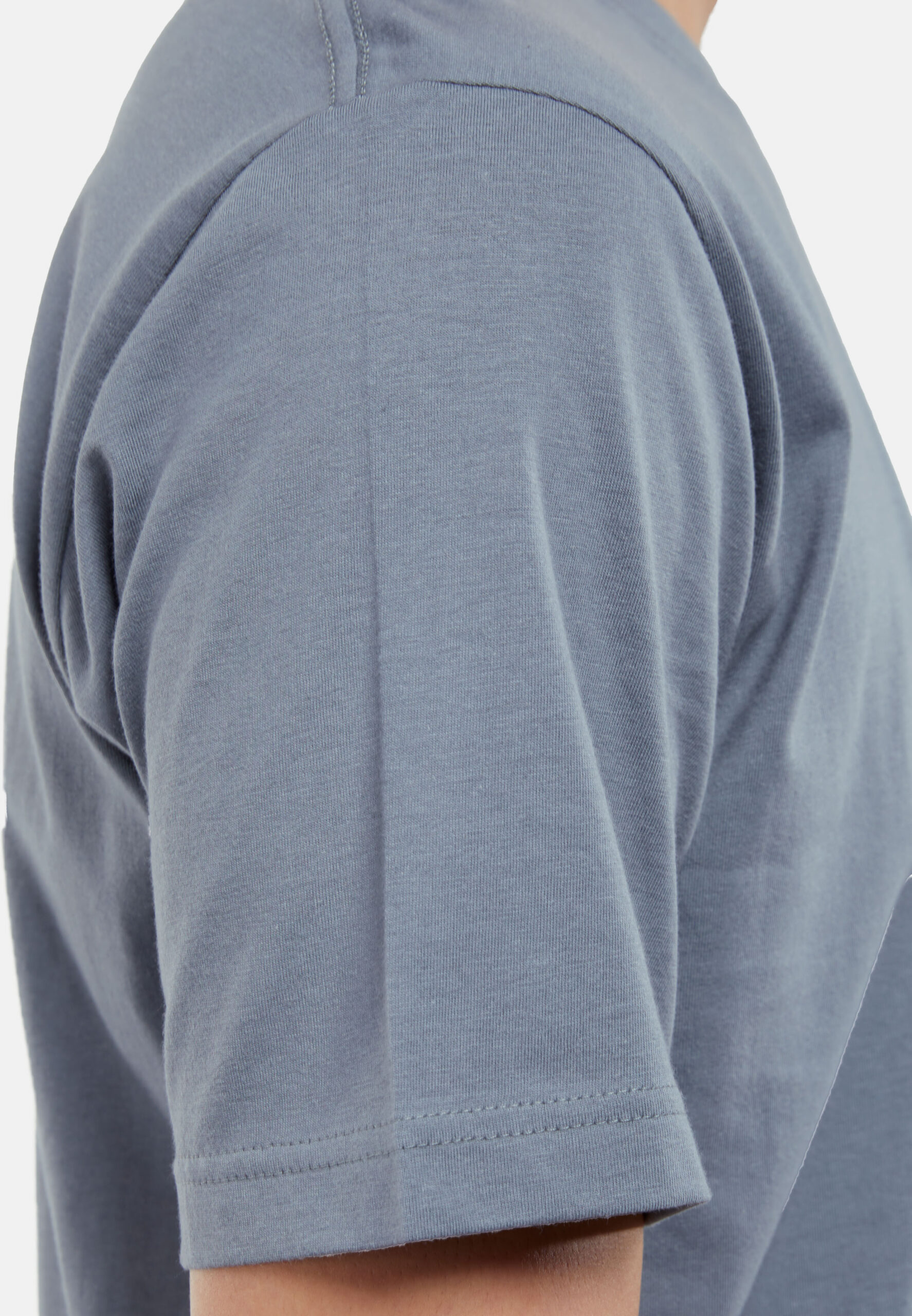 100% Cotton Round Neck (160 grams)- Knight Grey (P-901-71) - Image 10